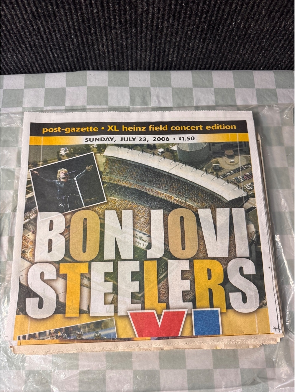 Pittsburgh Post-Gazette XL Heinz Field Concert Edition Newspaper Collection 2006